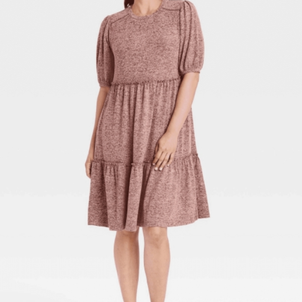Knox Rose Short Sleeve Sweater Dress Women's M